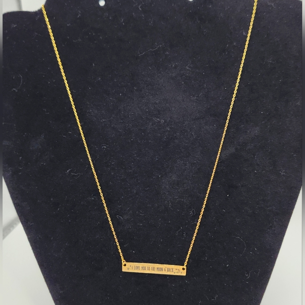 "I Love You To The Moon and Back" Necklace